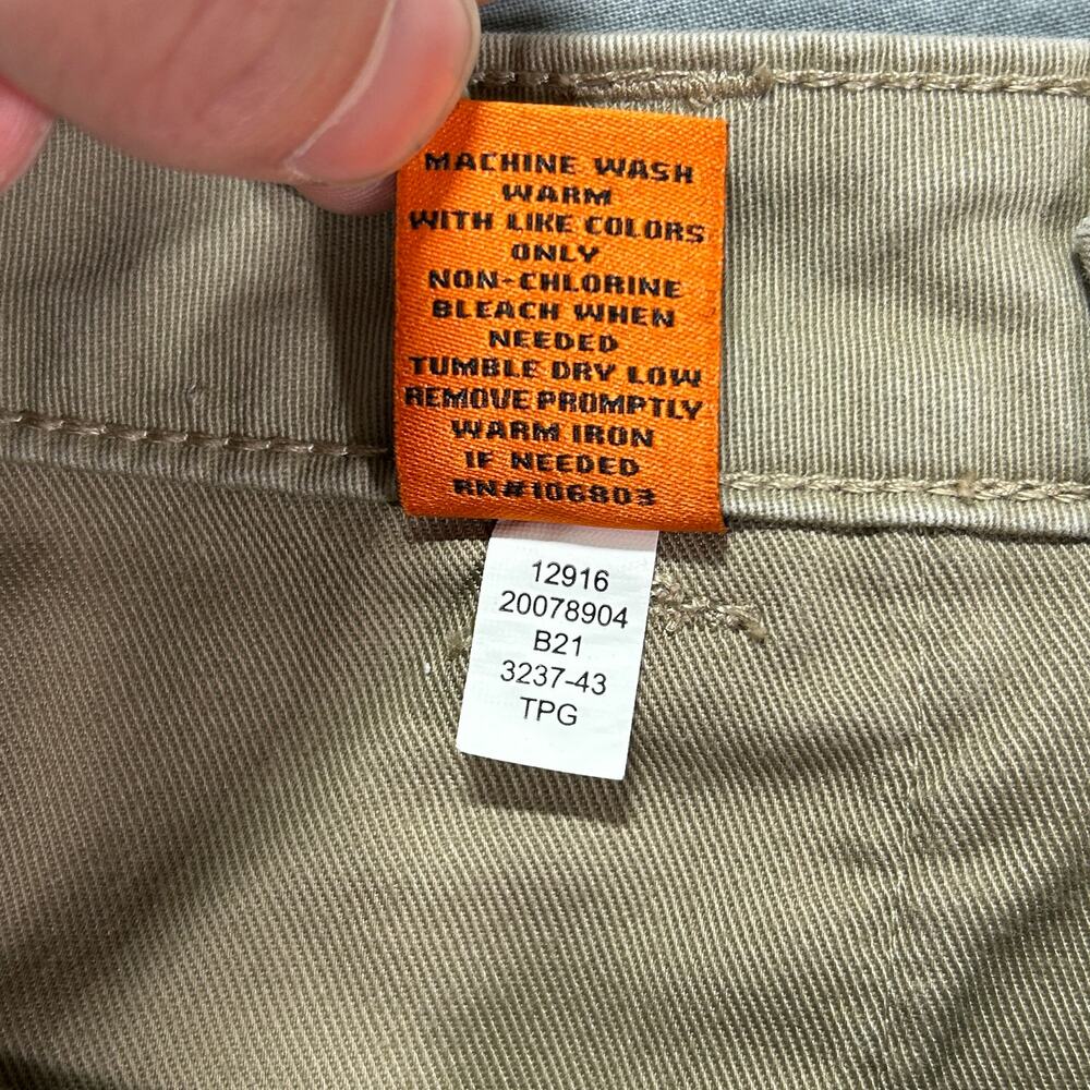 Duluth Trading 40 Grit Flex Canvas tan utility workwear carpenter pants wms 2 - Picture 6 of 8